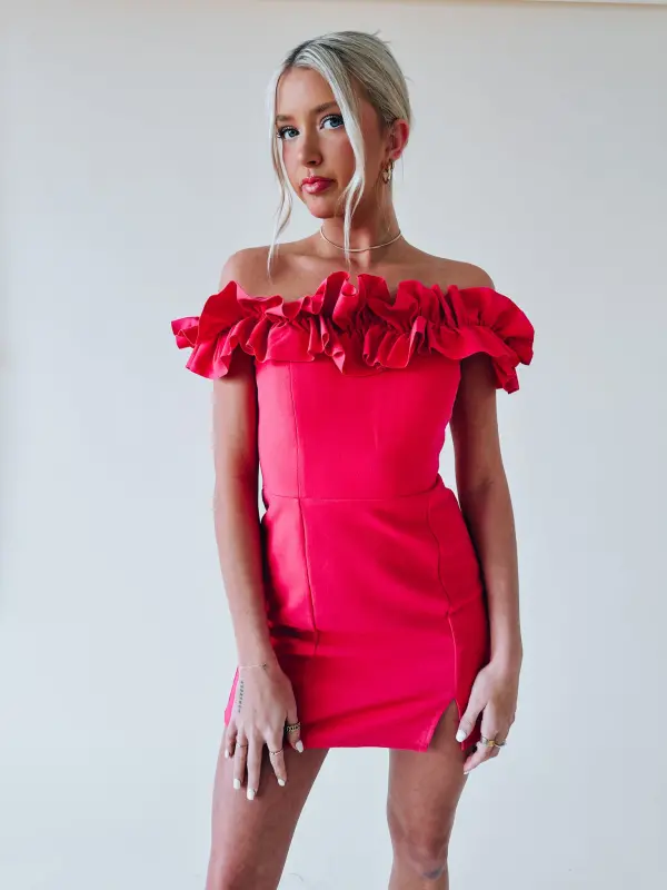 Kelcey Fuchsia Mini Dress