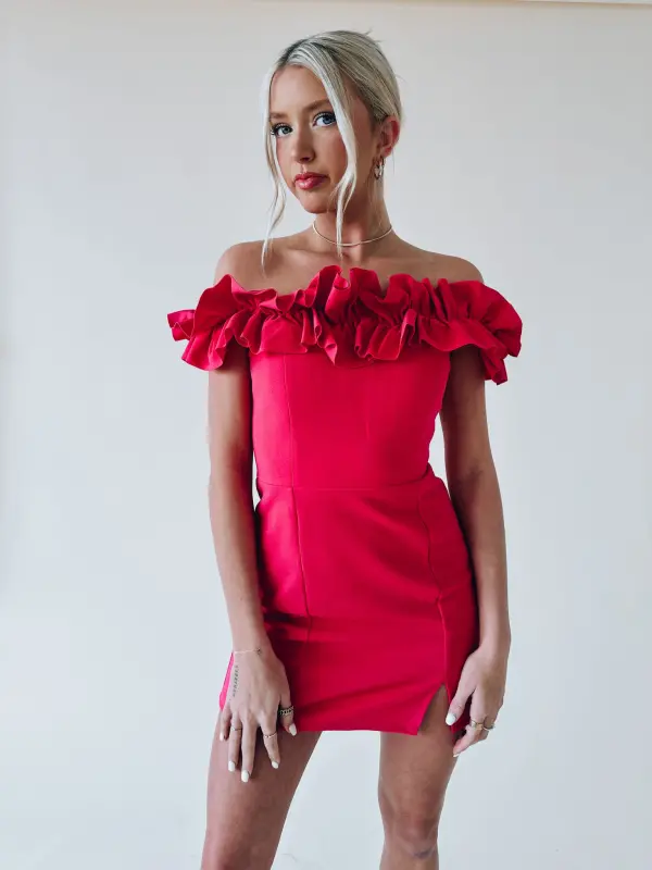 Kelcey Fuchsia Mini Dress