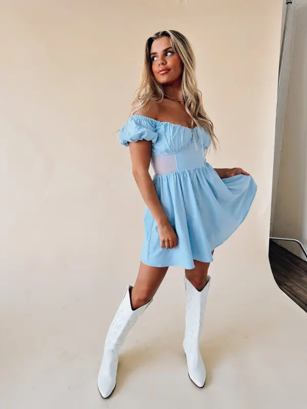 Kennie Off The Shoulder Mini Dress