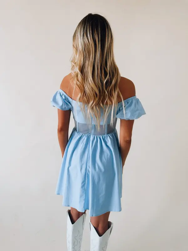 Kennie Off The Shoulder Mini Dress