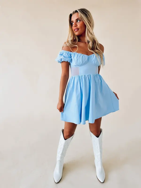 Kennie Off The Shoulder Mini Dress