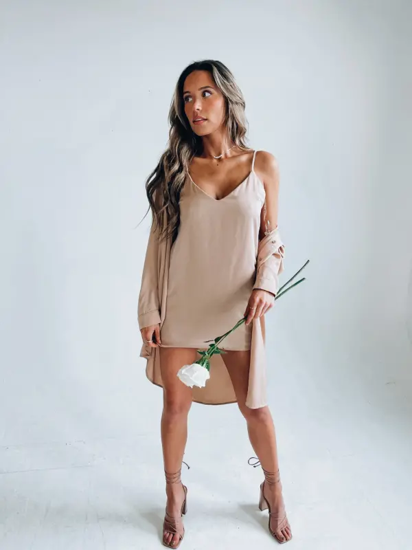 Taupe Dress Set