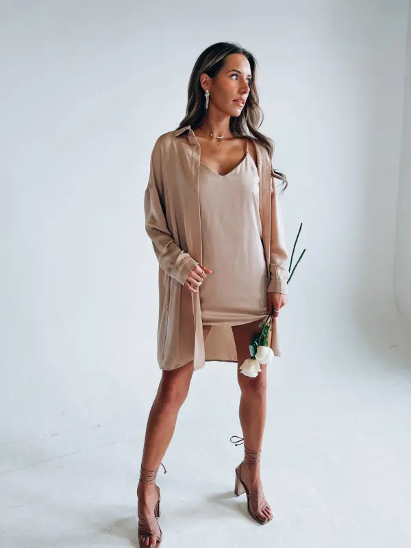 Taupe Dress Set