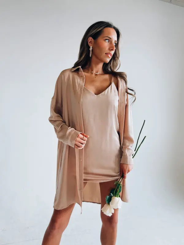 Taupe Dress Set