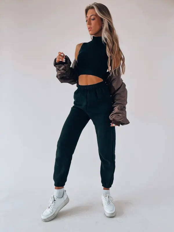 Kiandra Cropped Coco Bomber Jacket