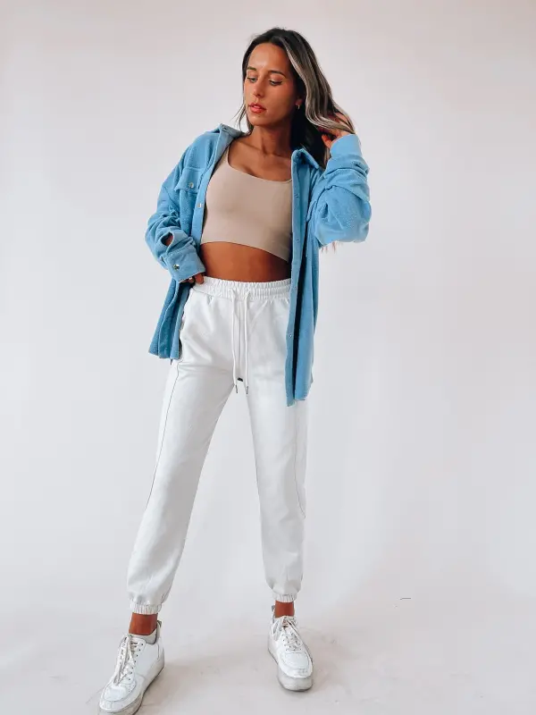 Koi Fleece Day Shacket-56293