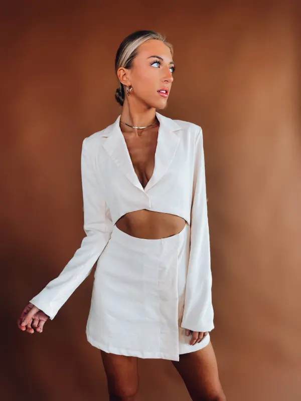 Romi Blazer Cut Out Dress-57819