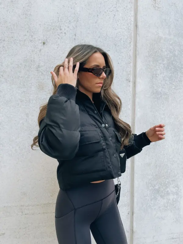 Sofia Crop Puffer Coat