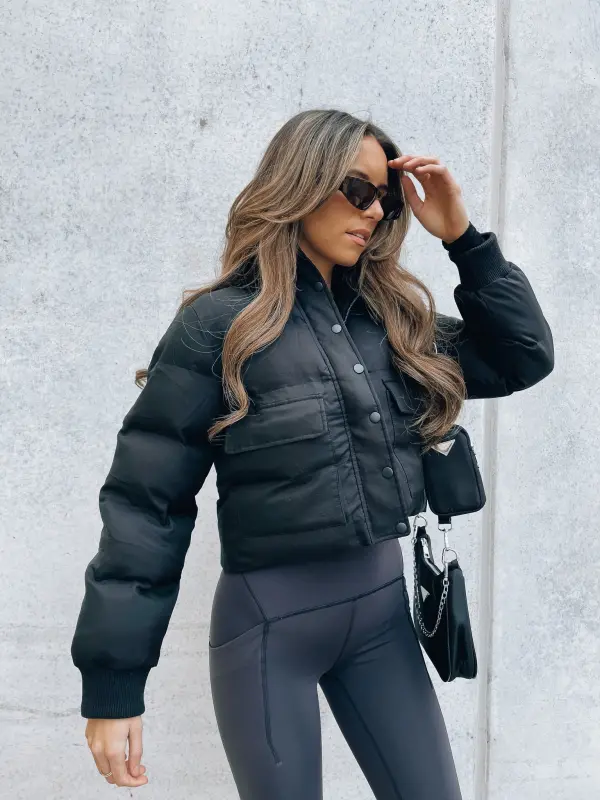 Sofia Crop Puffer Coat