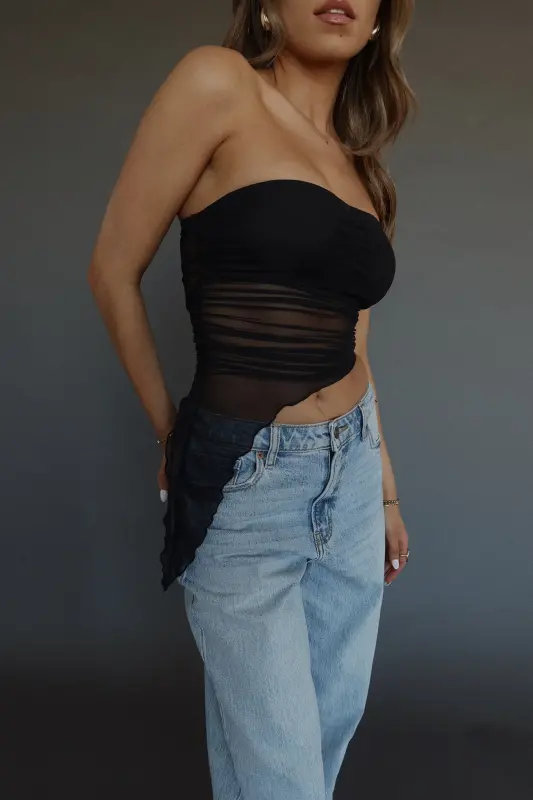 RESTOCKED: Macy Mesh Tube Top