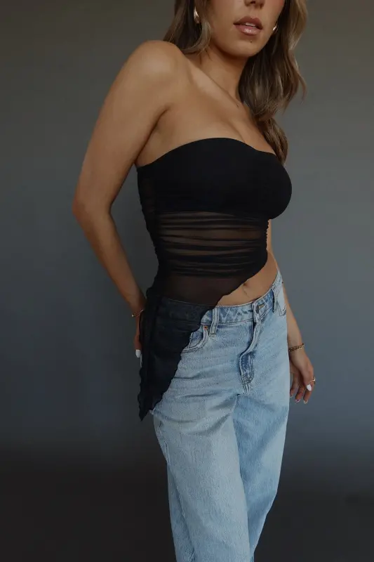 RESTOCKED: Macy Mesh Tube Top