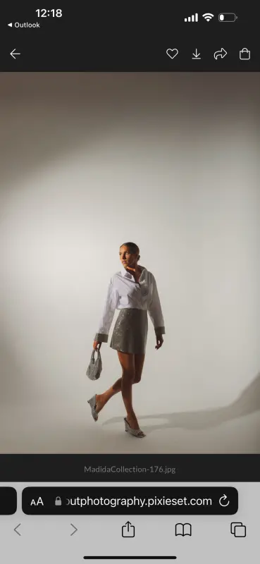 Robbie Button Down Sparkle Top